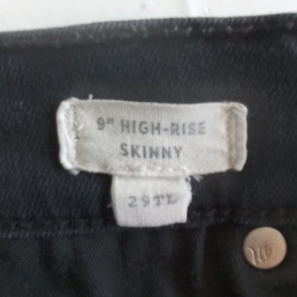 Madewell black 9" high-rise skinny  jeans - Picture 7 of 8